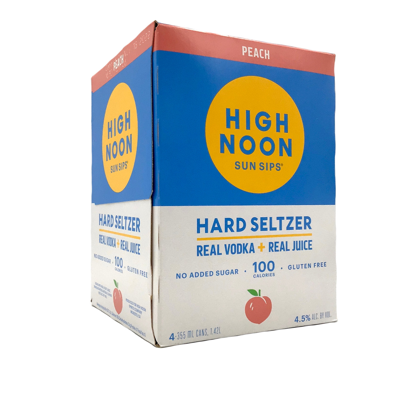 HIGH NOON PEACH VODKA SELTZER